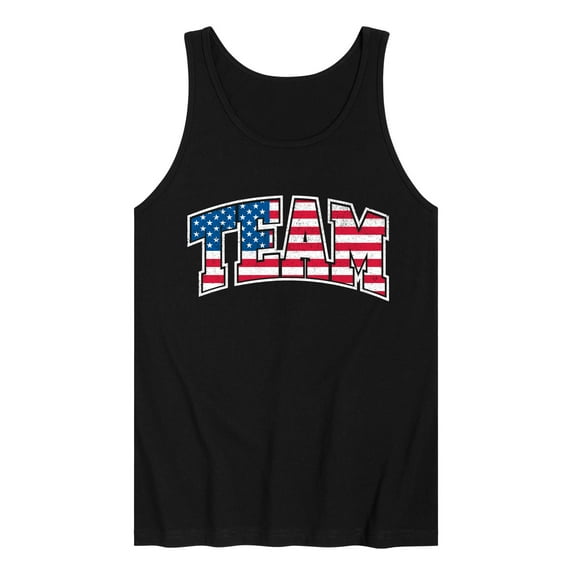Instant Message - American Flag Team - Men's Jersey Tank Top