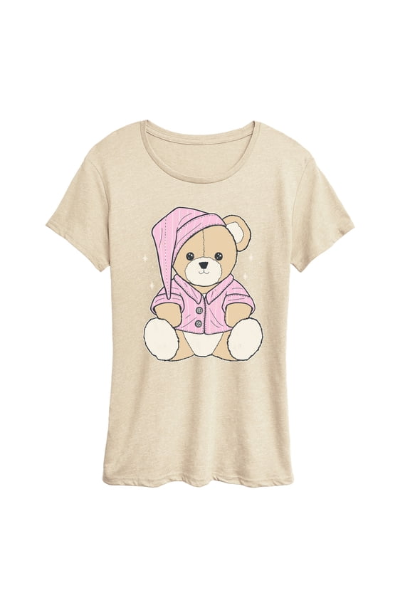 - Teddy Bear In PJs - Women's Short Sleeve Graphic T-Shirt