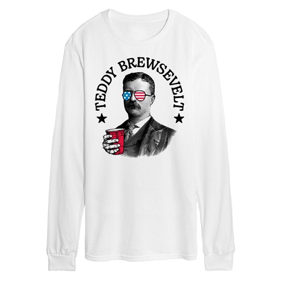 Instant Message - Teddy Brewsevelt - Men's Long Sleeve T-Shirt