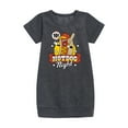 thumbnail image 1 of Instant Message - Ten Cent Hotdog Night - Girls Ss Fleece Dress, 1 of 5