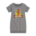 thumbnail image 1 of Instant Message - Ten Cent Hotdog Night - Girls Ss Fleece Dress, 1 of 6