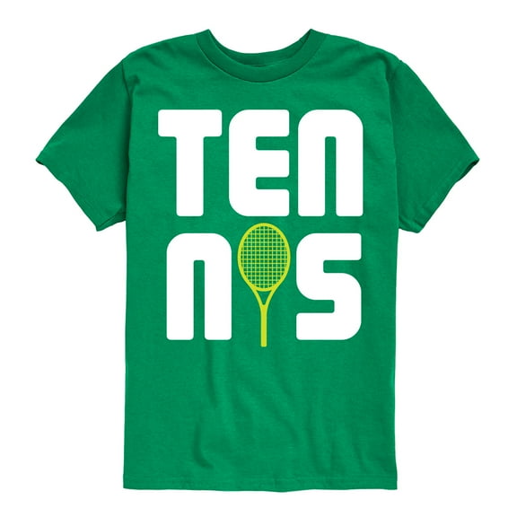 Instant Message - Tennis Stacked - Youth Short Sleeve Tee