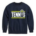 thumbnail image 1 of Instant Message - Tennis - Toddler & Youth Crewneck Fleece Sweatshirt, 1 of 5