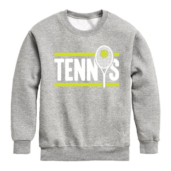 Instant Message - Tennis - Toddler & Youth Crewneck Fleece Sweatshirt