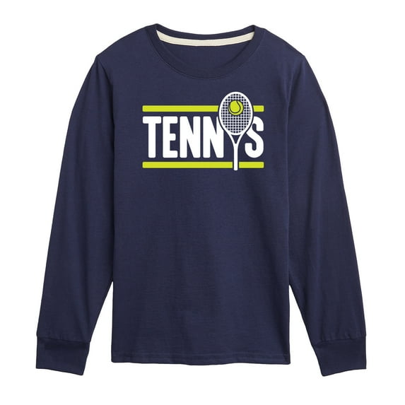 Instant Message - Tennis - Toddler & Youth Long Sleeve Graphic T-Shirt