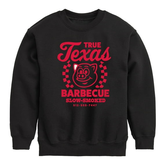 Instant Message - Texas BBQ - Toddler & Youth Crewneck Fleece Sweatshirt