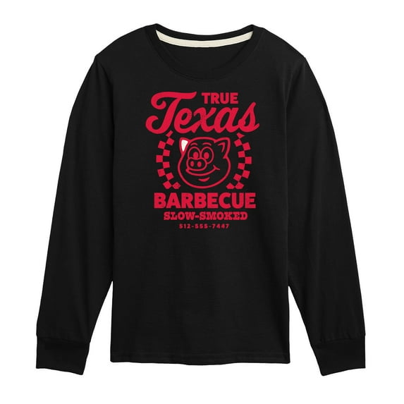Instant Message - Texas BBQ - Toddler & Youth Long Sleeve Graphic T-Shirt