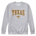 thumbnail image 1 of Instant Message - Texas Collegiate - Men's Crew Fleece Sweatshirt, 1 of 5