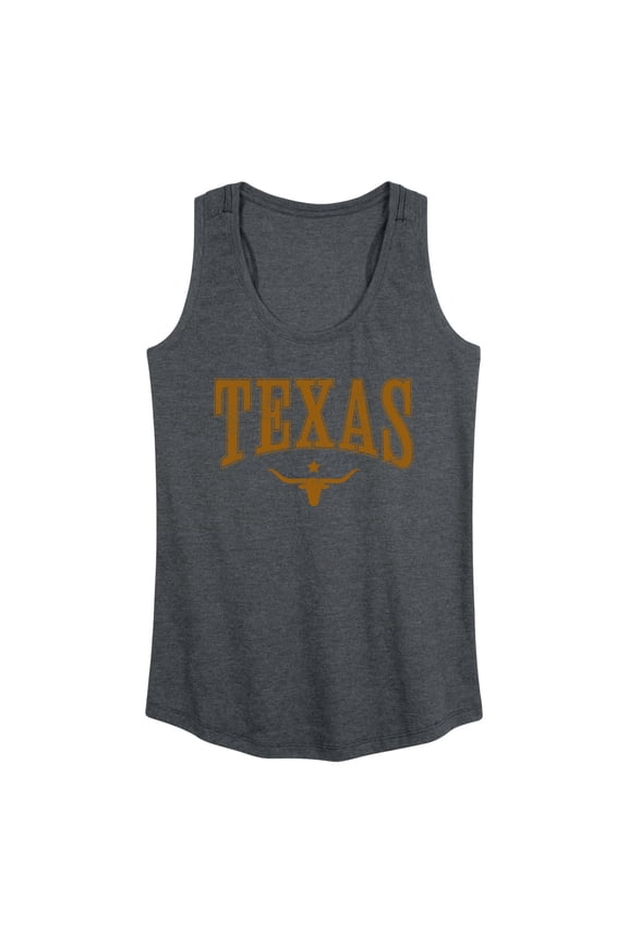 - Texas Collegiate Graphic Racerback Tank