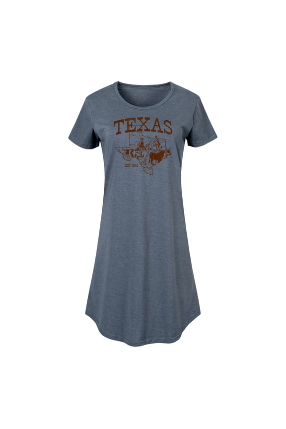 - Texas Graphic T-shirt Dress