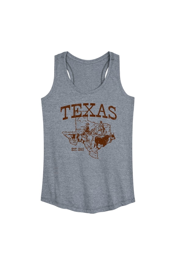 - Texas Graphic Racerback Tank