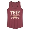 thumbnail image 1 of Instant Message - Tgif University - Women's Lightweight French Terry Pullover, 1 of 5
