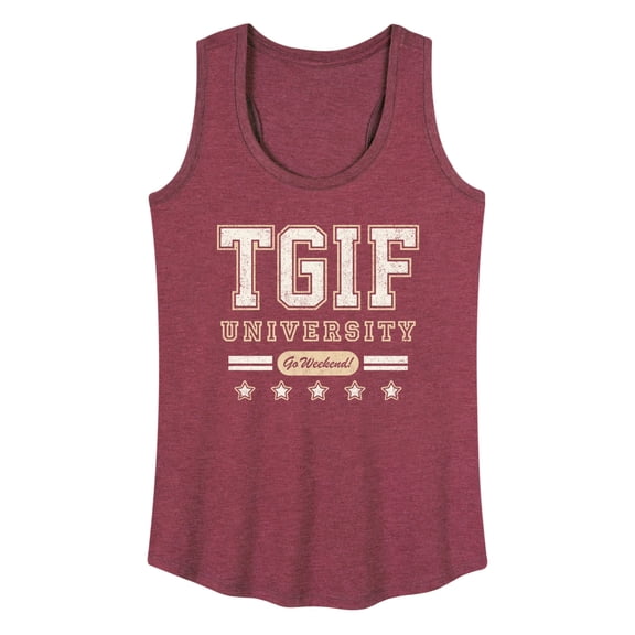 Instant Message - Tgif University - Women's Lightweight French Terry Pullover