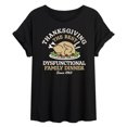 thumbnail image 1 of Instant Message - Thanksgiving Fam Dinner - Womens  Graphic T-shirt, 1 of 5