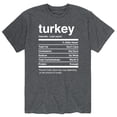 thumbnail image 1 of Instant Message - Thanksgiving Nutritional Facts - Men's Short Sleeve Graphic T-Shirt, 1 of 5