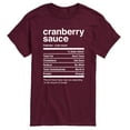 thumbnail image 1 of Instant Message - Thanksgiving Nutritional Facts - Men's Short Sleeve Graphic T-Shirt, 1 of 5