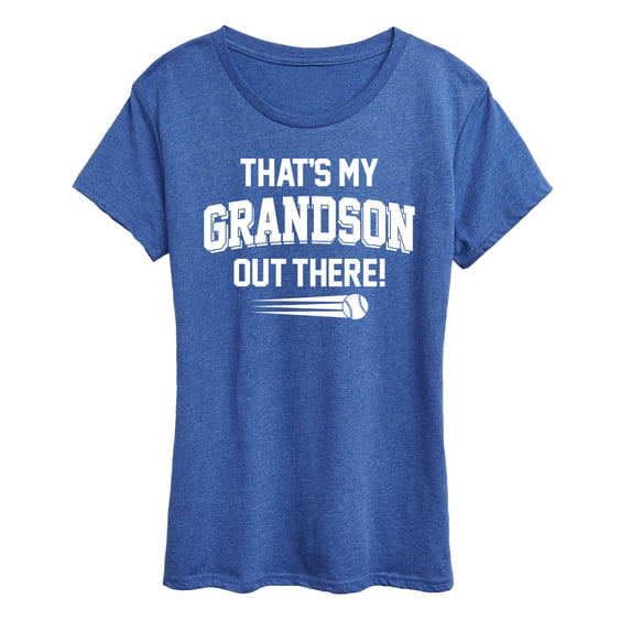 Instant Message - That's My Grandson Out There Short Sleeve Graphic T-Shirt