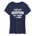thumbnail image 1 of Instant Message - That's My Grandson Out There Short Sleeve Graphic T-Shirt, 1 of 5
