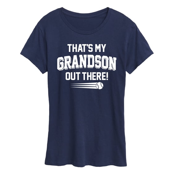 Instant Message - That's My Grandson Out There Short Sleeve Graphic T-Shirt