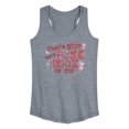 thumbnail image 1 of Instant Message - That's Not Very Punk Rock Of You - Women's Racerback Tank Top, 1 of 6