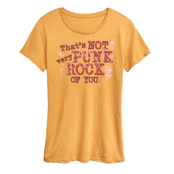 Instant Message - That's Not Very Punk Rock Of You - Women's Short Sleeve Graphic T-Shirt