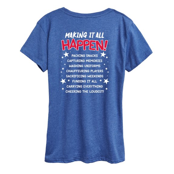 Instant Message - The Baseball Family Tour Women's Short Sleeve Graphic T-Shirt