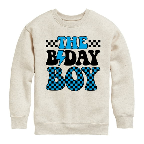 Instant Message - The Birthday Boy - Toddler & Youth Crewneck Fleece Sweatshirt