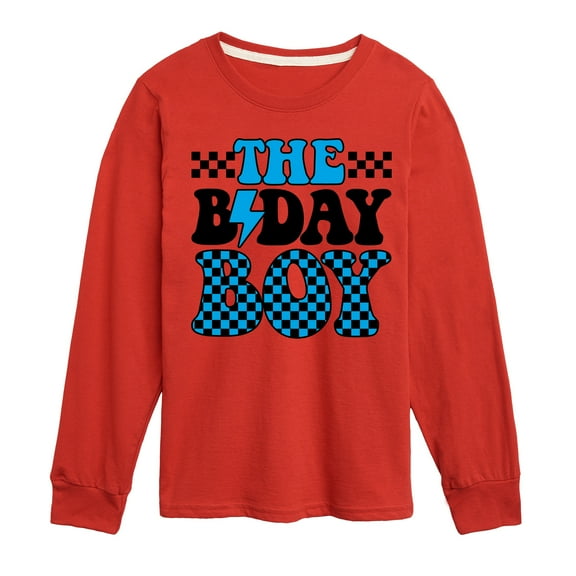Instant Message - The Birthday Boy - Toddler & Youth Long Sleeve Graphic T-Shirt