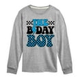 thumbnail image 1 of Instant Message - The Birthday Boy - Toddler & Youth Long Sleeve Graphic T-Shirt, 1 of 6