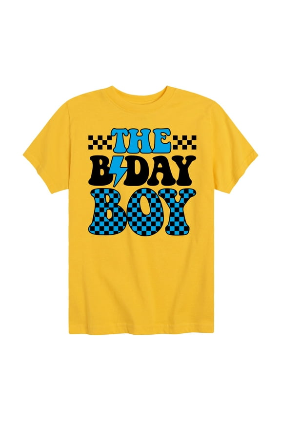 - The Birthday Boy - Toddler & Youth Short Sleeve Graphic T-Shirt