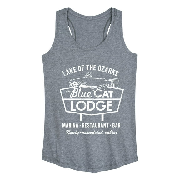Instant Message - The Blue Cat Lodge - Ladies Racerback Tank