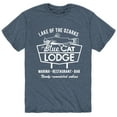 thumbnail image 1 of Instant Message - The Blue Cat Lodge - Men's Short Sleeve Graphic T-Shirt, 1 of 6