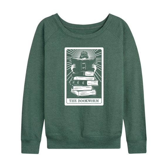 Instant Message - The Bookworm Tarot - Women's Lightweight French Terry Long Sleeve Shirt