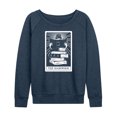 thumbnail image 1 of Instant Message - The Bookworm Tarot - Women's Lightweight French Terry Long Sleeve Shirt, 1 of 6