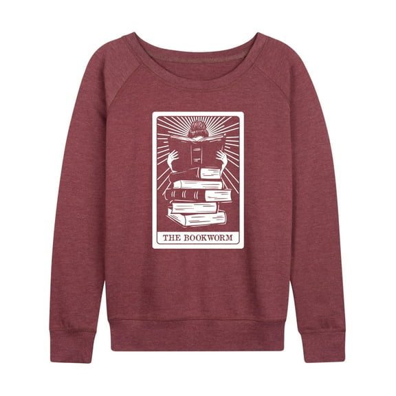 Instant Message - The Bookworm Tarot - Women's Lightweight French Terry Long Sleeve Shirt