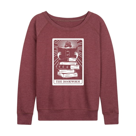 Instant Message - The Bookworm Tarot - Women's Lightweight French Terry Long Sleeve Shirt