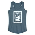 thumbnail image 1 of Instant Message - The Bookworm Tarot - Women's Racerback Tank Top, 1 of 6