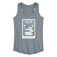 thumbnail image 1 of Instant Message - The Bookworm Tarot - Women's Racerback Tank Top, 1 of 6
