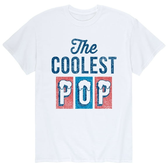Instant Message - The Coolest Pop - Gift for Father's Day - Men's Short Sleeve Graphic T-Shirt