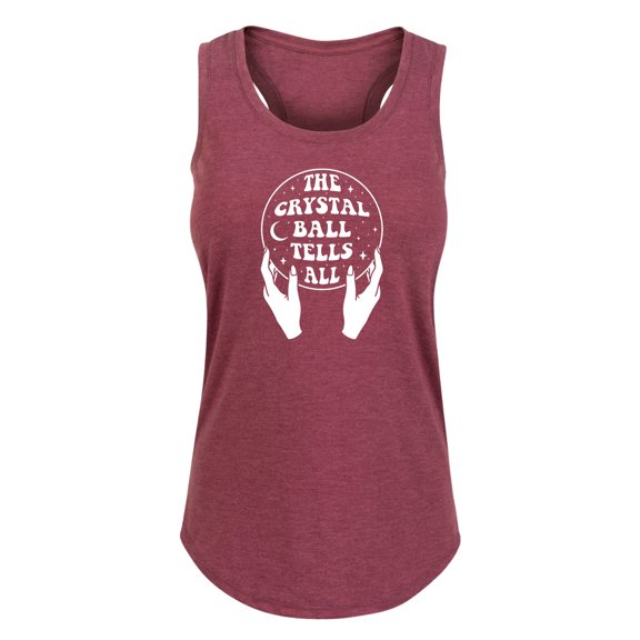 Instant Message - The Crystal Ball Tells All - Women's Racerback Tank