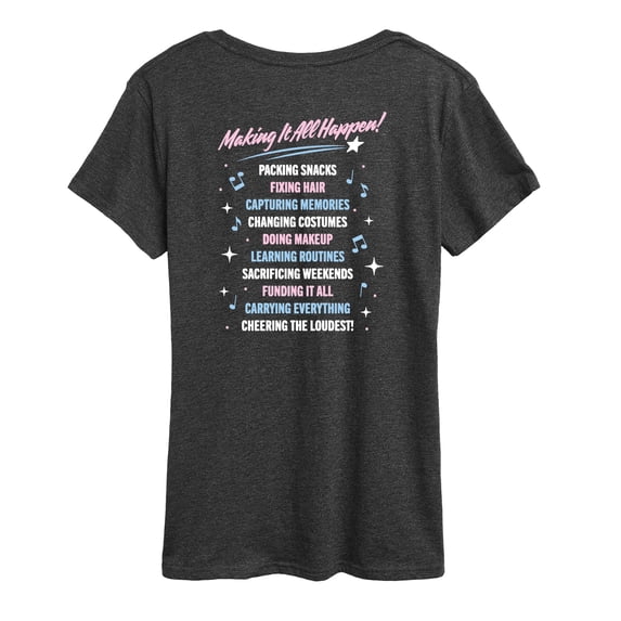 Instant Message - The Dance Mom Tour Women's Short Sleeve Graphic T-Shirt