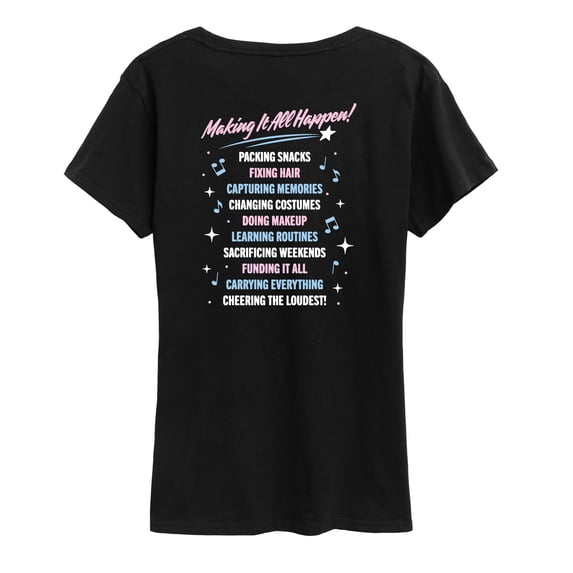 Instant Message - The Dance Mom Tour Women's Short Sleeve Graphic T-Shirt