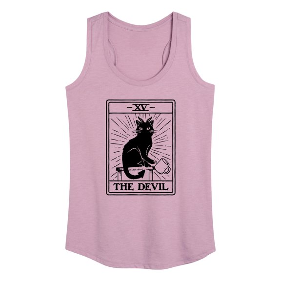 Instant Message - The Devil Tarot - Women's Racerback Tank Top