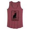 thumbnail image 1 of Instant Message - The Devil Tarot - Women's Racerback Tank Top, 1 of 6