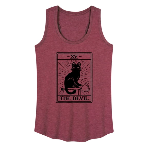 Instant Message - The Devil Tarot - Women's Racerback Tank Top