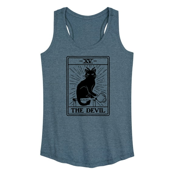 Instant Message - The Devil Tarot - Women's Racerback Tank Top