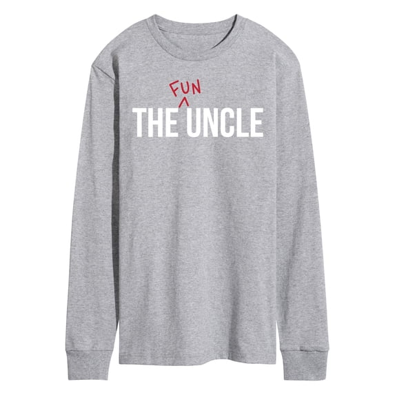 Instant Message - The Fun Uncle - Men's Long Sleeve T-Shirt