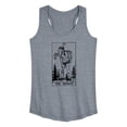 thumbnail image 1 of Instant Message - The Hermit Hiker  - Women's Racerback Tank Top, 1 of 6