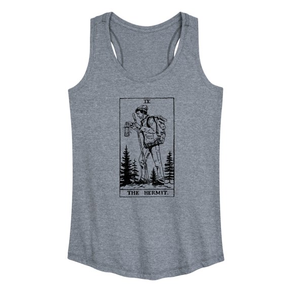 Instant Message - The Hermit Hiker  - Women's Racerback Tank Top