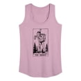 thumbnail image 1 of Instant Message - The Hermit Hiker  - Women's Racerback Tank Top, 1 of 6